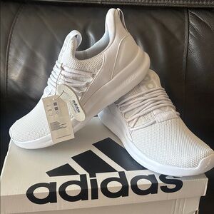 Adidas Lite Racer Adapt 7 White Mens Sz 9 NEW